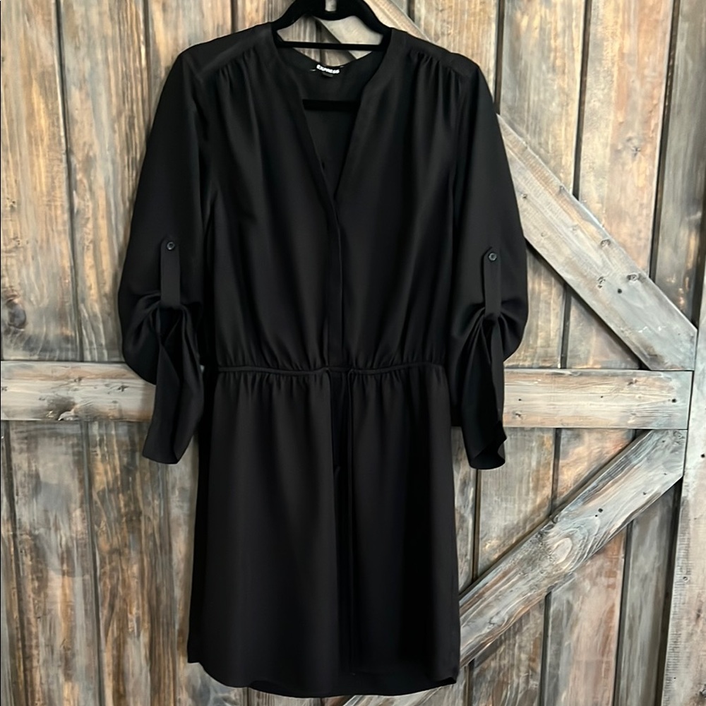 Black Women's Shirt Dress